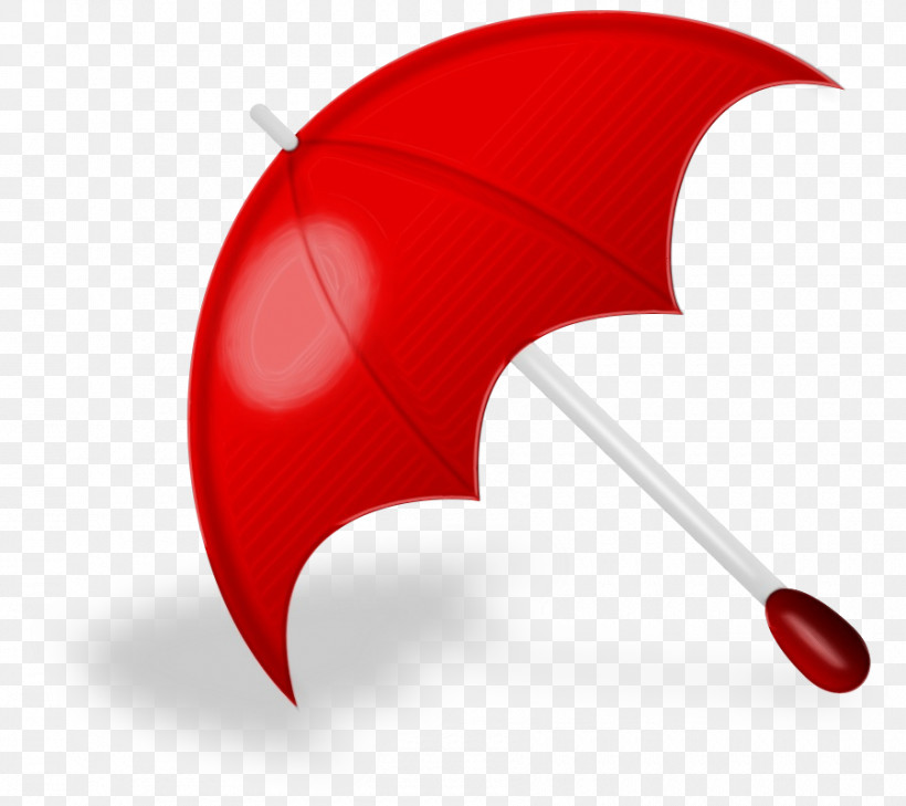 Red Umbrella, PNG, 900x801px, Watercolor, Paint, Red, Umbrella, Wet Ink Download Free