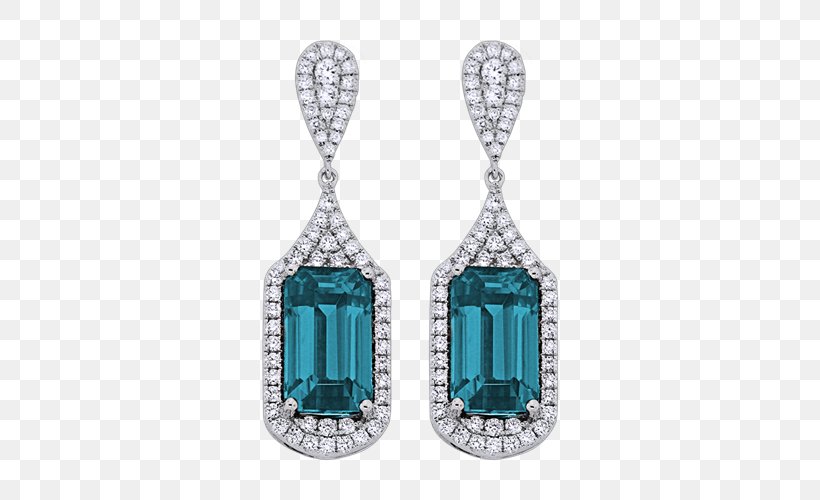 Blue Topaz Earrings Emerald Sapphire, PNG, 500x500px, Earring, Aqua, Blue, Chain, Citrine Download Free