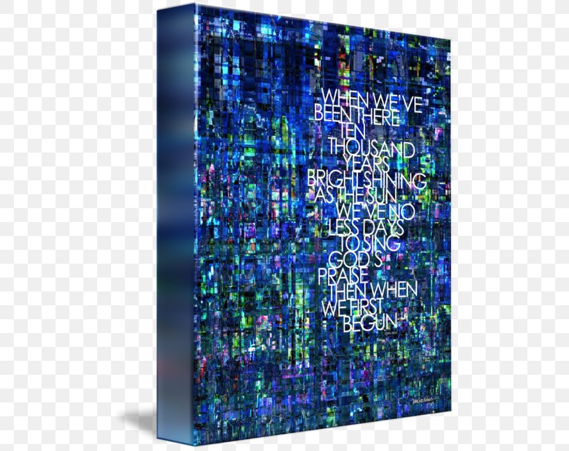 Gallery Wrap Canvas Display Device Art Amazing Grace, PNG, 494x650px, Gallery Wrap, Amazing Grace, Art, Blue, Canvas Download Free