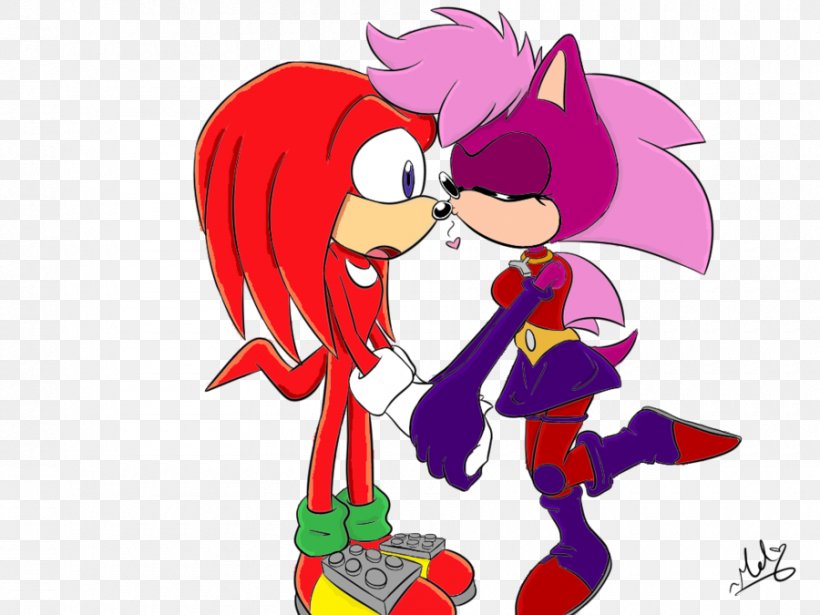 Sonic & Knuckles Knuckles The Echidna Sonia The Hedgehog Sonic The Hedgehog Amy Rose, PNG, 900x675px, Watercolor, Cartoon, Flower, Frame, Heart Download Free