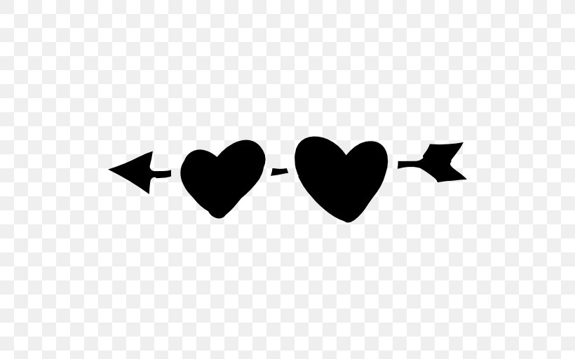 Arrow Heart, PNG, 512x512px, Heart, Black, Black And White, Cdr, Hearts And Arrows Download Free