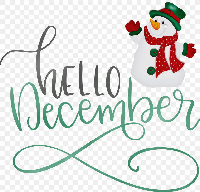 Christmas Day, PNG, 3000x2891px, Hello December, Character, Christmas Day, Christmas Ornament, Christmas Ornament M Download Free