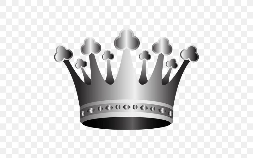 Crown Coroa Real, PNG, 512x512px, Crown, Black And White, Clothing Accessories, Computer Graphics, Coroa Real Download Free