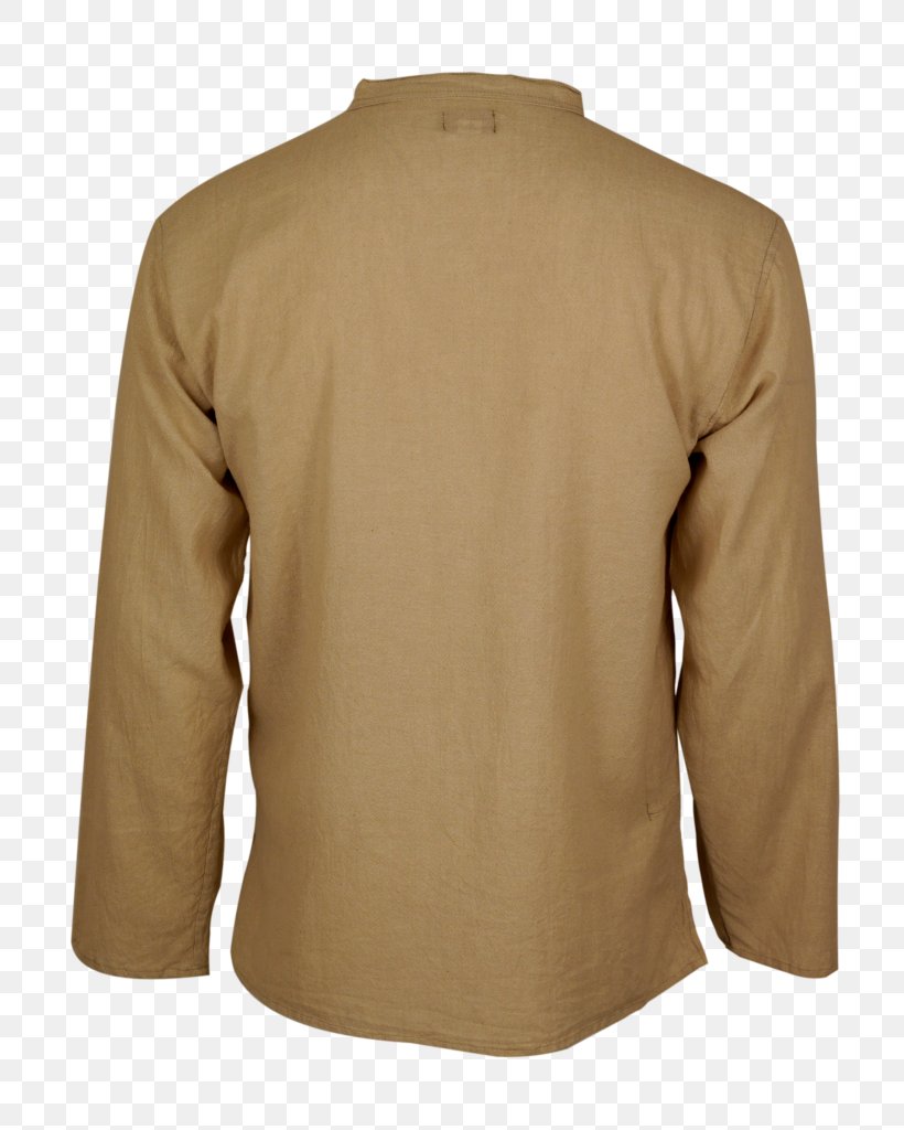 Long-sleeved T-shirt Jacket Outerwear, PNG, 768x1024px, Sleeve, Barnes Noble, Beige, Brown, Button Download Free