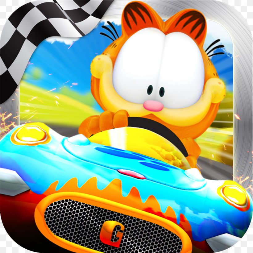 Garfield Kart Fast & Furry Super Mario Kart, PNG, 1024x1024px, Garfield Kart, Android, App Store, Garfield, Garfield And Friends Download Free