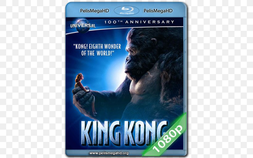 King Kong Film Blu-ray Disc Extended Edition 0, PNG, 512x512px, 2005, King Kong, Bluray Disc, Extended Edition, Film Download Free