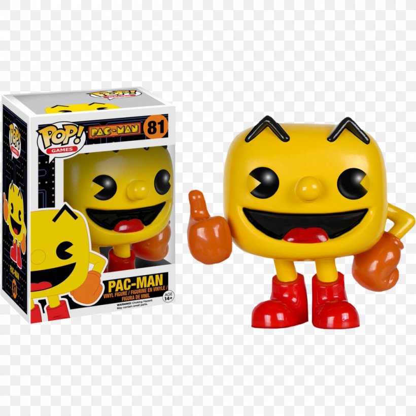 Ms. Pac-Man Funko Action & Toy Figures Arcade Game, PNG, 1000x1000px, Pacman, Action Toy Figures, Arcade Game, Collectable, Designer Toy Download Free
