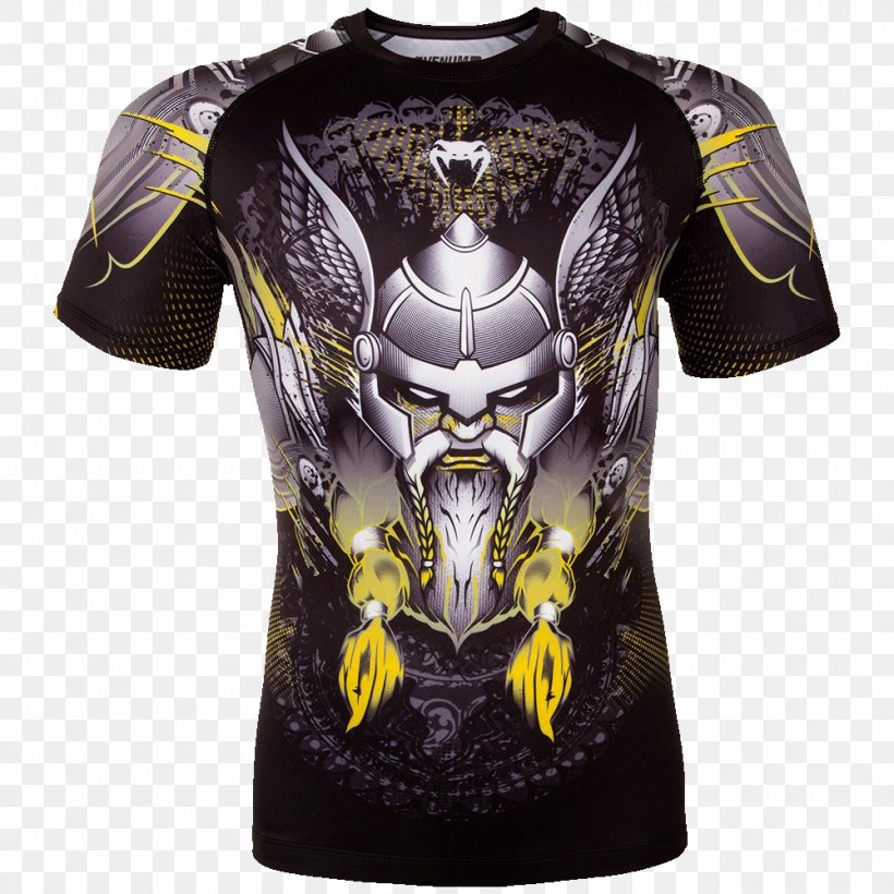 T-shirt Venum Rash Guard Mixed Martial Arts Clothing, PNG, 1000x1000px, Tshirt, Active Shirt, Boxing, Brand, Brazilian Jiujitsu Download Free