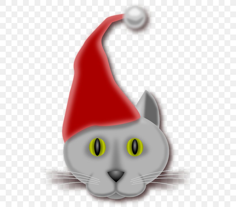 Cat Santa Claus Kitten Christmas Clip Art, PNG, 557x720px, Cat, Black Cat, Carnivoran, Cat Like Mammal, Christmas Download Free