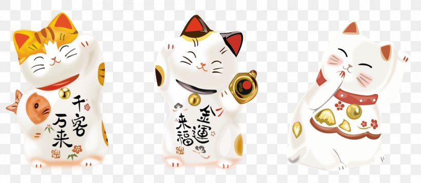 Cat Maneki-neko, PNG, 1144x498px, Cat, Cartoon, Luck, Manekineko Download Free