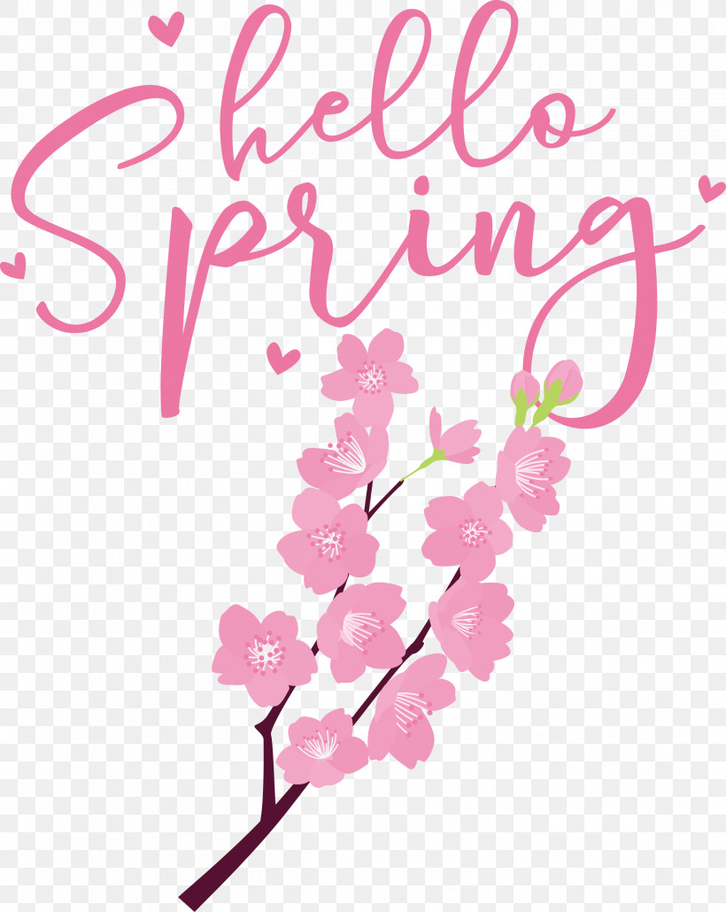 Hello Spring Spring, PNG, 2388x3000px, Hello Spring, Cherry Blossom, Cut Flowers, Floral Design, Flower Download Free