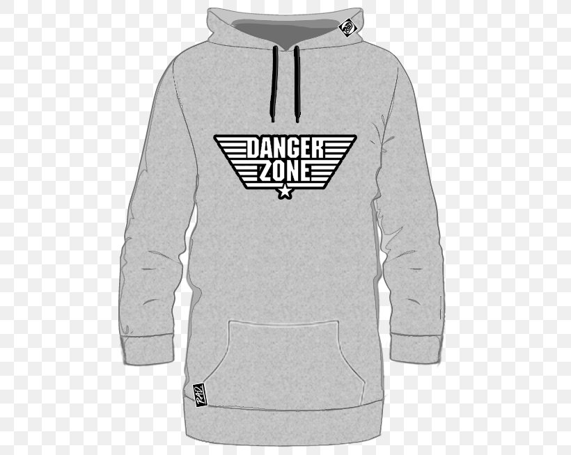 Hoodie T-shirt Bluza Danger Zone, PNG, 624x654px, Hoodie, Active Shirt, Black, Bluza, Danger Zone Download Free