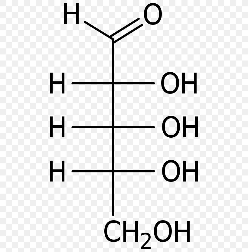Carbohydrate Monosaccharide Fischer Projection Aldose Ribose, PNG, 500x833px, Carbohydrate, Aldehyde, Aldose, Area, Black And White Download Free