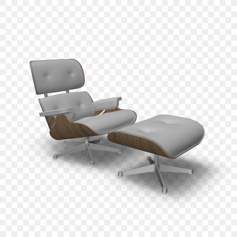 Eames Lounge Chair Recliner Chaise Longue Vitra, PNG, 1000x1000px, Eames Lounge Chair, Armrest, Chair, Chaise Longue, Charles And Ray Eames Download Free