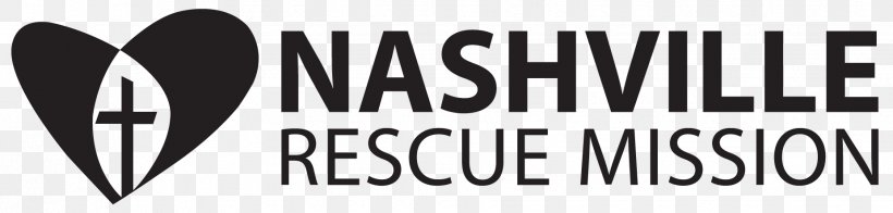 Nashville Rescue Mission Organization Logo Donation Friends Life Community, PNG, 1852x444px, Organization, Black, Black And White, Brand, Donation Download Free