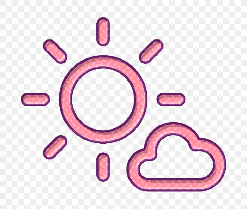 Partialy Cloudy Icon Weather Linear Icon Sun Icon, PNG, 1244x1054px, Sun Icon, Abstract Art, Cartoon, Creativity, Logo Download Free