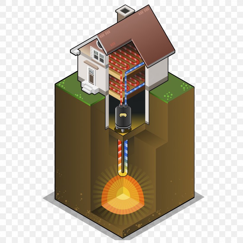 Geothermal Heat Pump Geothermal Heating Geothermal Power Geothermal Energy, PNG, 2550x2550px, Geothermal Heat Pump, Building, Central Heating, Energy, Geothermal Energy Download Free