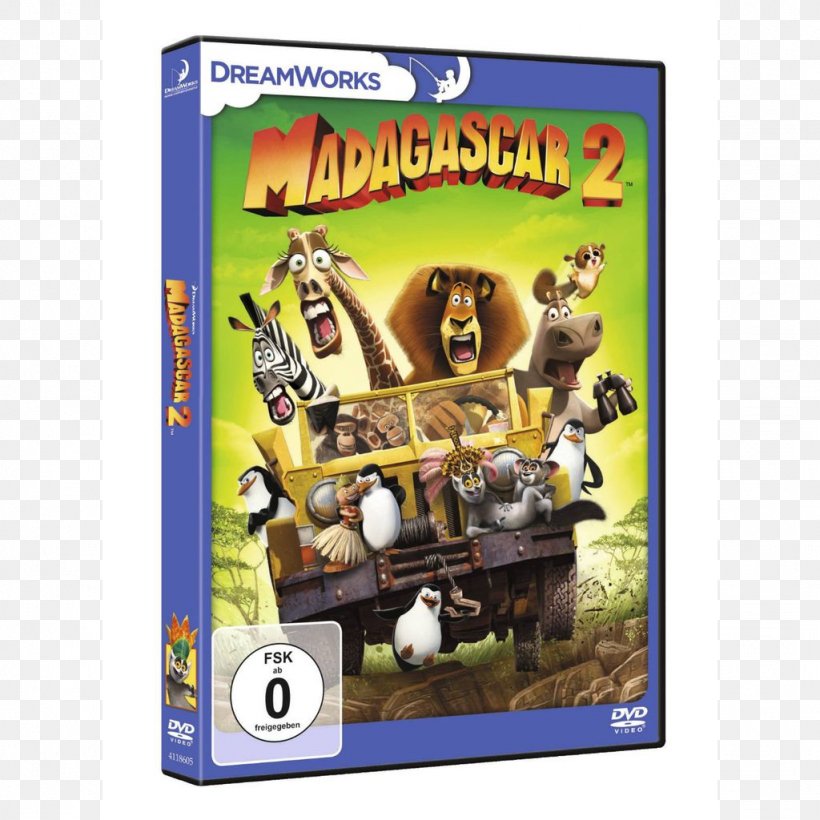 Madagascar: Escape 2 Africa DVD Film Madagascar 3: Europe's Most Wanted, PNG, 1024x1024px, Madagascar, Ben Stiller, Chris Rock, David Schwimmer, Dvd Download Free