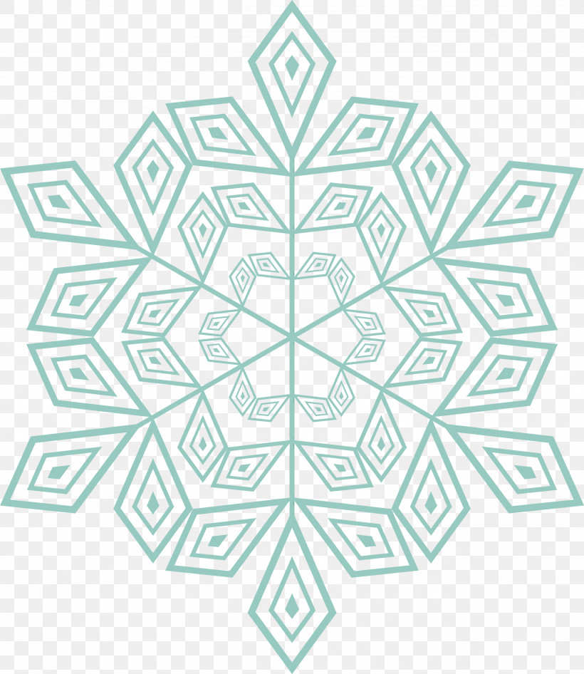 Motif, PNG, 2599x3000px, Snowflake, Christmas, Green, Line, Line Art Download Free