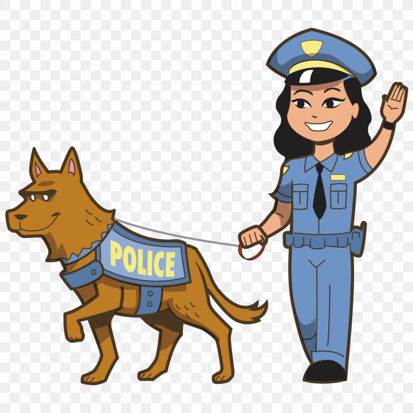 Police Officer Royalty-free Clip Art, PNG, 1500x1500px, Police Officer, Art, Cartoon, Dog Like Mammal, Fictional Character Download Free