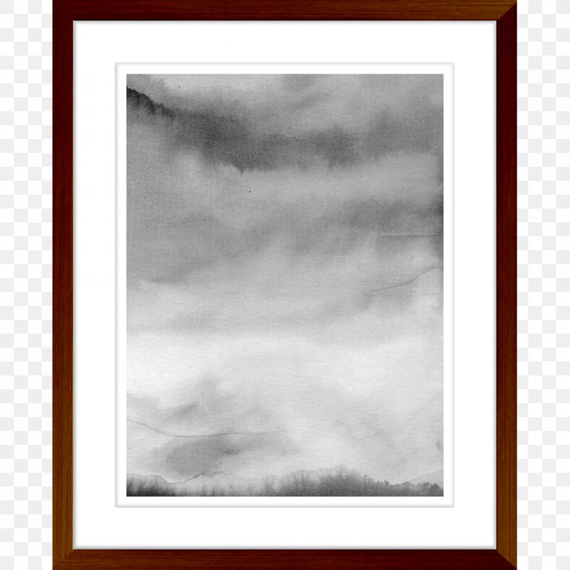 Picture Frames Watercolor Painting Printing Sky White, PNG, 1000x1000px, Watercolor, Cartoon, Flower, Frame, Heart Download Free
