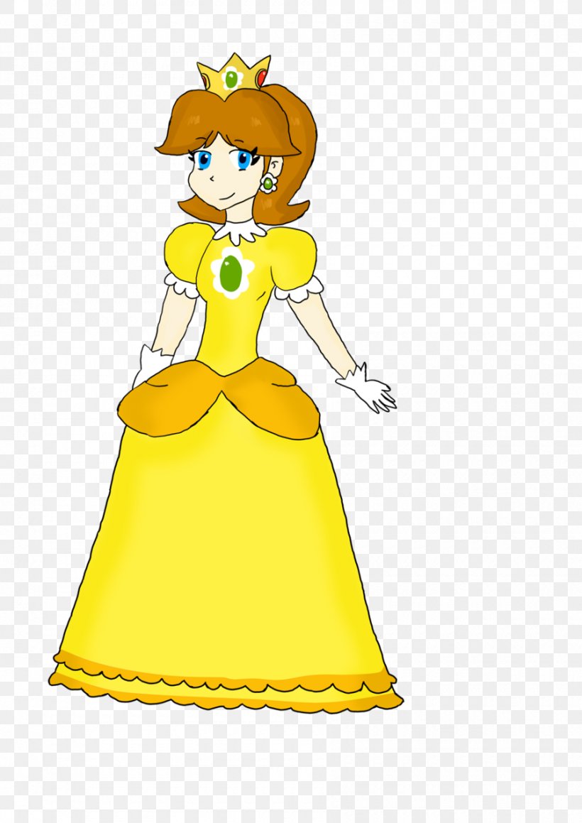 Princess Daisy Super Princess Peach Toad Ileana Cosânzeana, PNG, 900x1273px, Princess Daisy, Art, Cartoon, Clothing, Costume Download Free