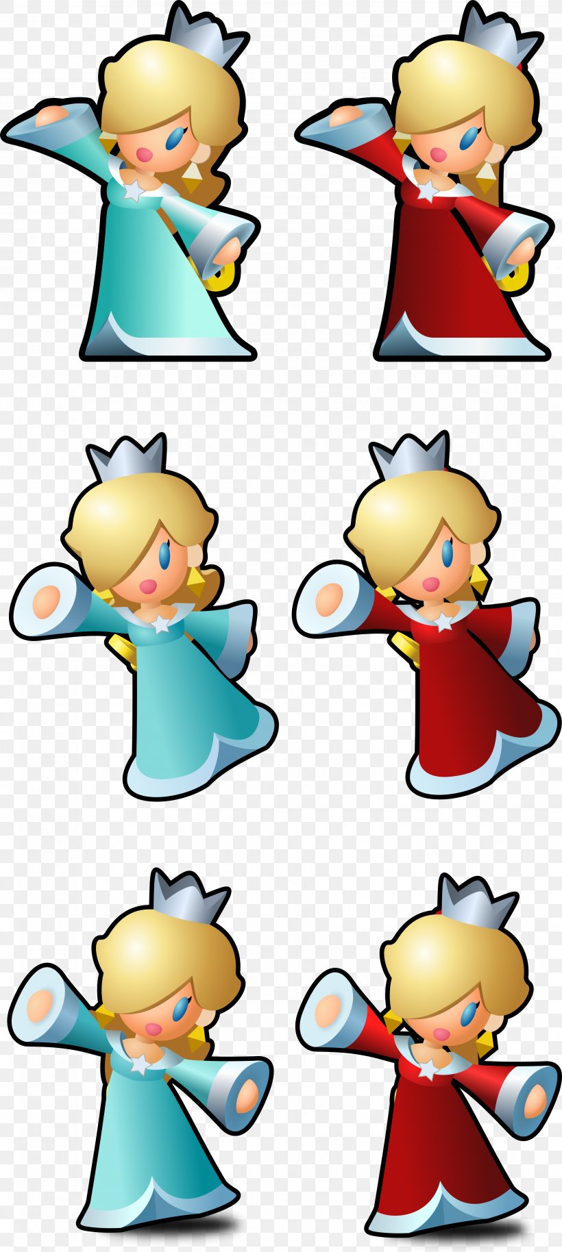 Rosalina Mini Mario & Friends: Amiibo Challenge Super Mario 3D World New Super Mario Bros. 2, PNG, 3658x8157px, Rosalina, Amiibo, Animation, Area, Artwork Download Free