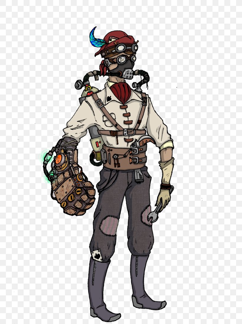 Steampunk Cyborg Drawing DeviantArt, PNG, 729x1097px, Steampunk, Armour, Art, Caronia, Costume Download Free
