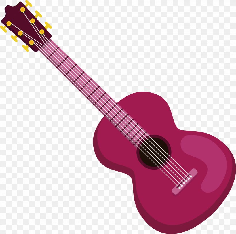 Acoustic Guitar Ukulele Gibson J-45 Tiple Electric Guitar, PNG, 2926x2904px, Watercolor, Cartoon, Flower, Frame, Heart Download Free
