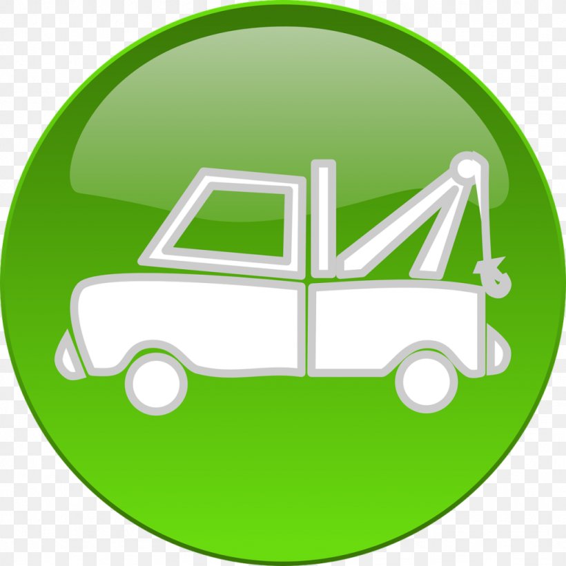 Car Tow Truck Towing Clip Art, PNG, 1024x1024px, Car, Brand, Commercial Vehicle, Grass, Green Download Free
