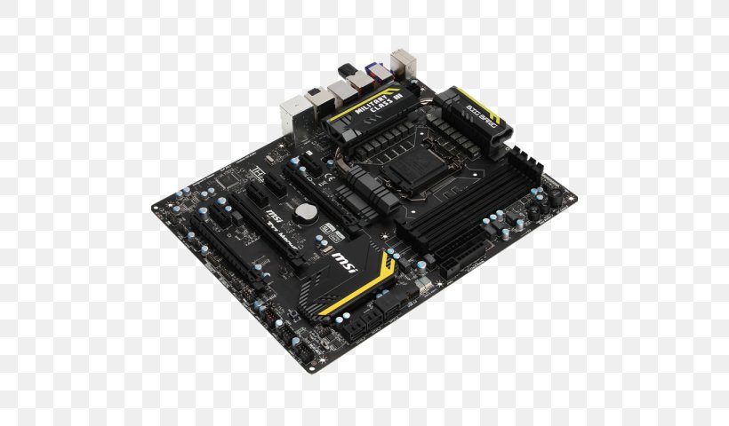 Motherboard Intel Microcontroller LGA 1155 MSI Z77 MPower, PNG, 600x480px, Motherboard, Atx, Circuit Component, Computer Component, Computer Hardware Download Free