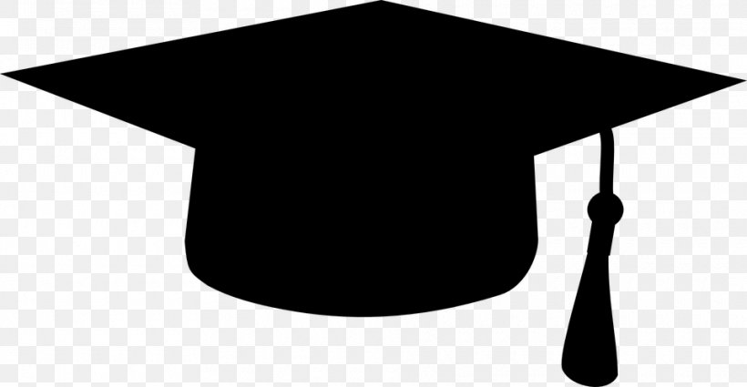 Square Academic Cap Clip Art Graduation Ceremony Hat, PNG, 960x498px, Square Academic Cap, Academic Degree, Black, Blackandwhite, Cap Download Free