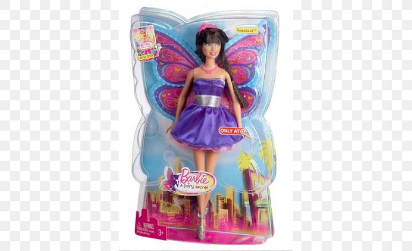 Barbie Raquelle Toy Mattel Fairy, PNG, 500x500px, Watercolor, Cartoon, Flower, Frame, Heart Download Free