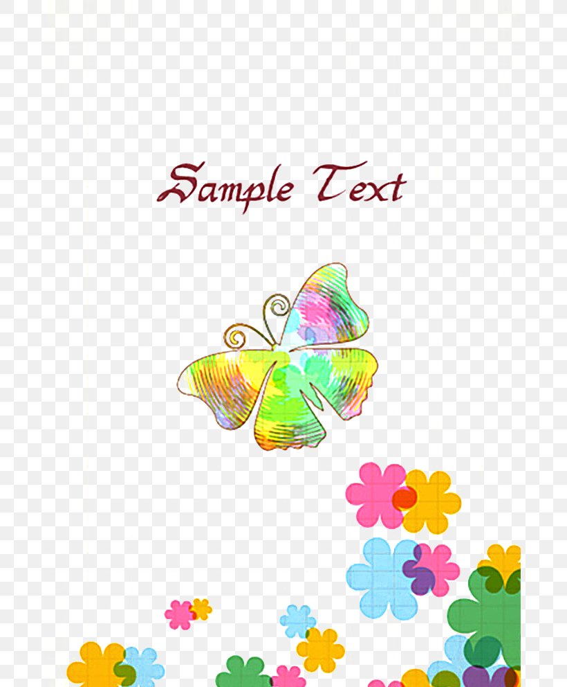 Butterfly Clip Art, PNG, 687x992px, Butterfly, Area, Art Paper, Flower, Information Download Free