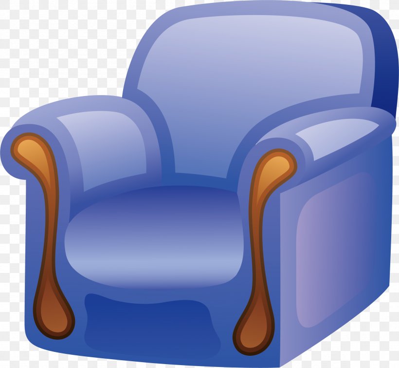 Chair Couch, PNG, 2356x2170px, Chair, Blue, Computer Graphics, Couch, Electric Blue Download Free