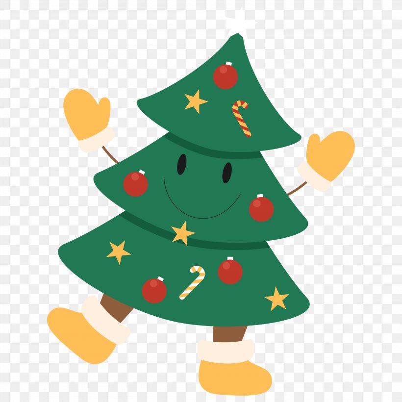 Christmas Tree Christmas Day Cartoon Image, PNG, 2200x2200px, Christmas Tree, Cartoon, Christmas, Christmas Day, Christmas Decoration Download Free