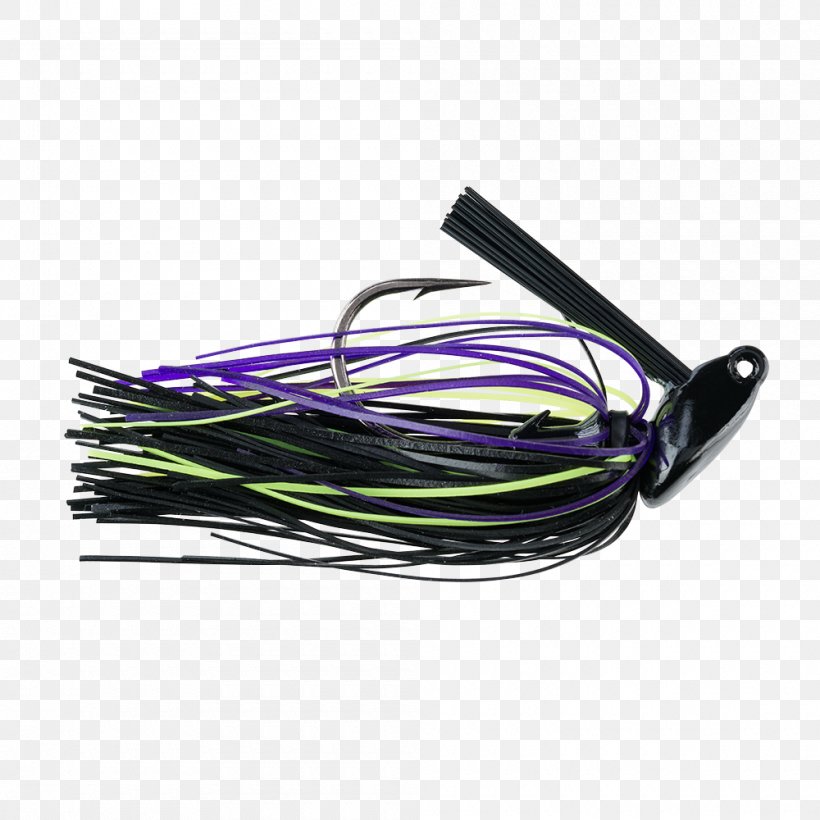 Fishing Baits & Lures Booyah Jig, PNG, 1000x1000px, Fishing Baits Lures, Bait, Booyah, Cable, Electronics Accessory Download Free