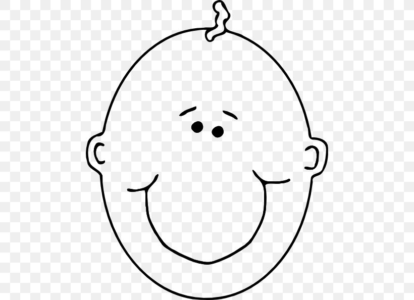 Infant Face Smiley Clip Art, PNG, 480x594px, Infant, Area, Black And White, Child, Emoticon Download Free