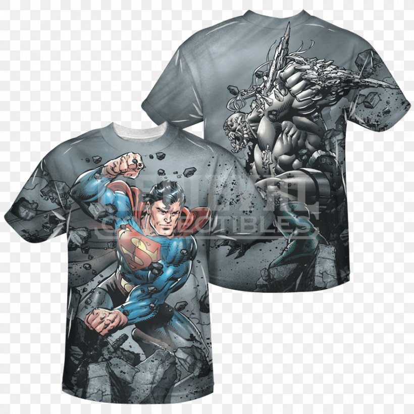 T-shirt Doomsday The Death Of Superman DC Comics, PNG, 850x850px, Tshirt, Active Shirt, American Comic Book, Clothing, Comic Book Download Free