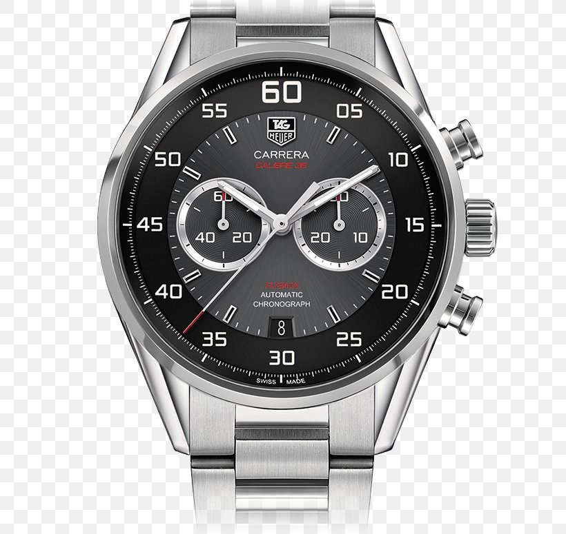 TAG Heuer Carrera Calibre 5 Flyback Chronograph Watch, PNG, 775x775px, Tag Heuer Carrera Calibre 5, Automatic Watch, Brand, Chronograph, Flyback Chronograph Download Free