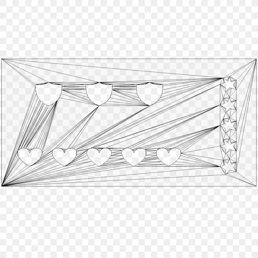 Triangle, PNG, 1024x1024px, Triangle, Black And White, Design M, Line Art, Rectangle Download Free
