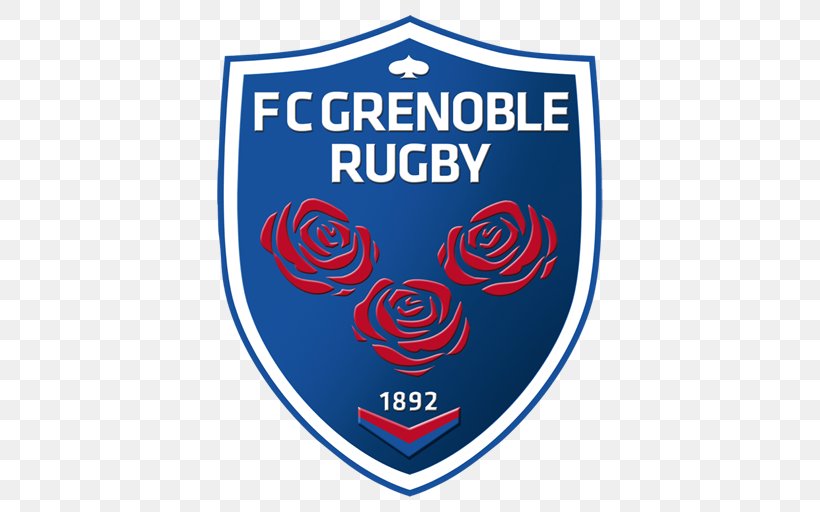 FC Grenoble Rugby European Rugby Challenge Cup Lyon OU European Rugby Champions Cup, PNG, 512x512px, Fc Grenoble Rugby, Area, Badge, Biarritz Olympique, Blue Download Free