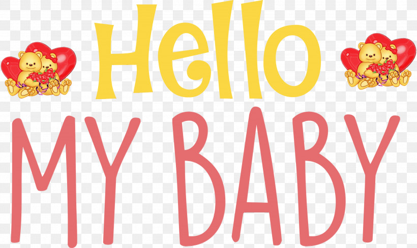 Infant Baby Announcement Greeting Card T-shirt, PNG, 3000x1787px, Hello My Baby, Baby Announcement, Baby Food, Family, Greeting Card Download Free