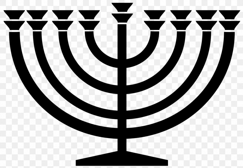 Menorah Judaism Jewish Symbolism Jewish Holiday, PNG, 1280x884px, Menorah, Black And White, Candle, Candle Holder, Hanukkah Download Free
