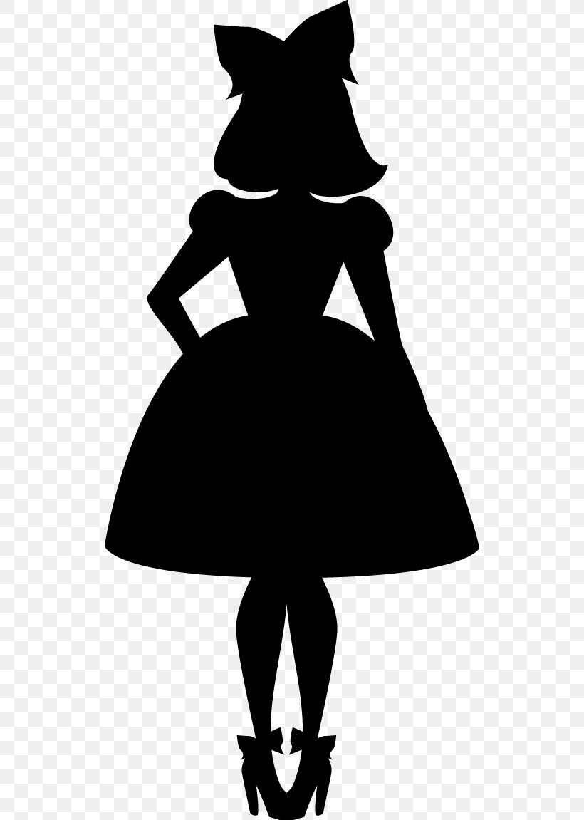 Silhouette Woman Dress Drawing Clip Art, PNG, 526x1151px, Watercolor, Cartoon, Flower, Frame, Heart Download Free
