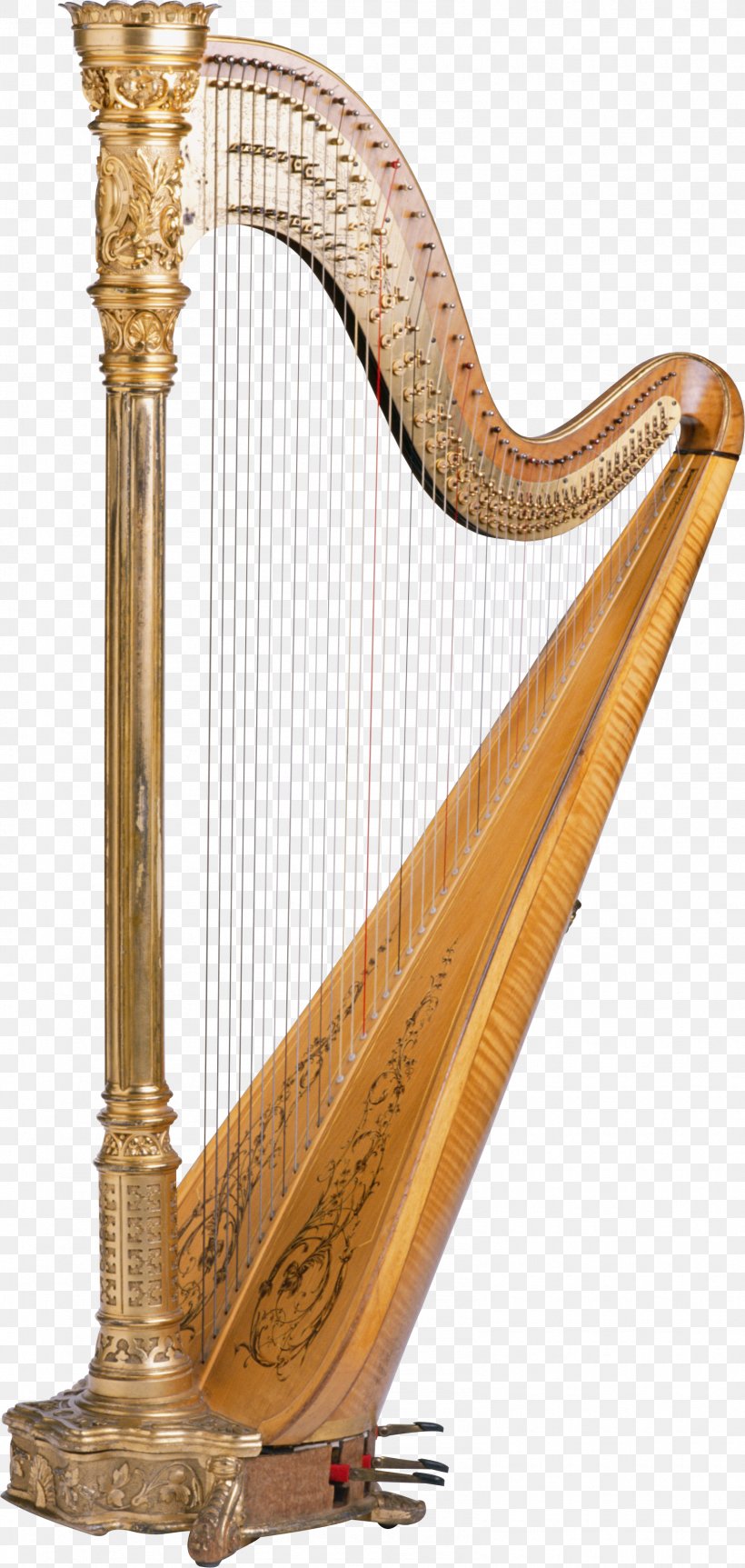 Celtic Harp Musical Instrument, PNG, 1585x3336px, Watercolor, Cartoon, Flower, Frame, Heart Download Free