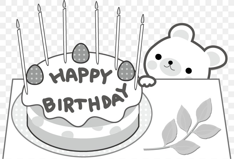 Mammal Cake Clip Art, PNG, 803x557px, Mammal, Area, Birthday, Black And White, Cake Download Free