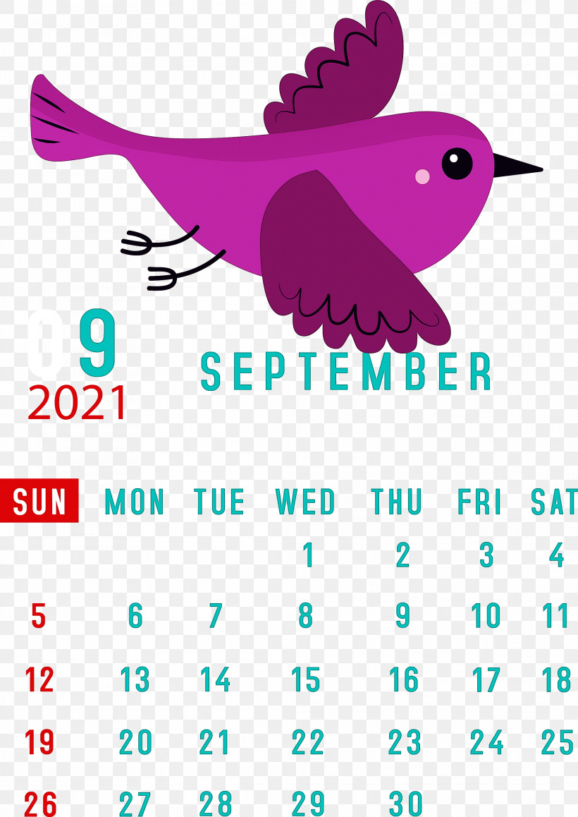 September 2021 Printable Calendar September 2021 Calendar, PNG, 2123x3000px, September 2021 Printable Calendar, Beak, Calendar System, Fish, Htc Download Free