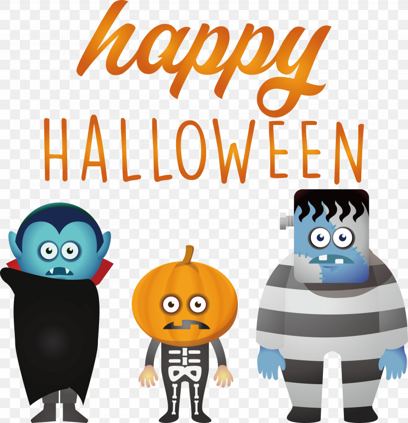 Happy Halloween, PNG, 2893x3000px, Happy Halloween, Cartoon, Drawing, Greeting Card, Logo Download Free