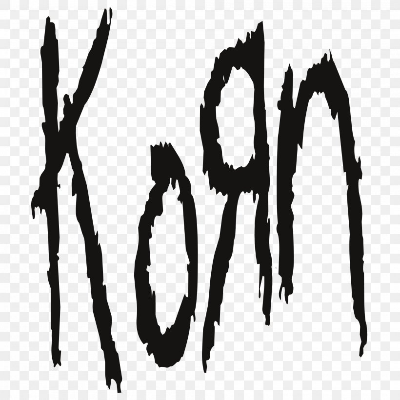 Korn Logo K@#*%! Life Is Peachy, PNG, 2000x2000px, Korn, Alternative Metal, Black And White, Cdr, Hand Download Free